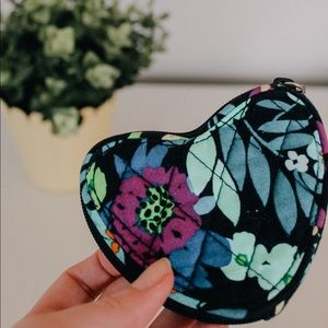 Vera Bradley Heart-Shaped Coin Purse